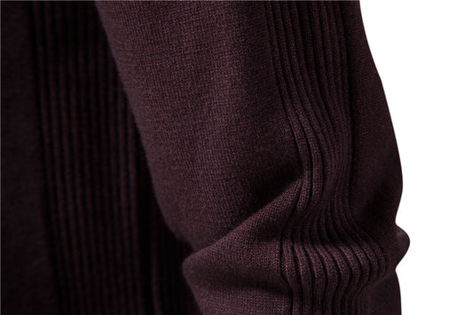 Men's Multicolor Sweater With Mid Neck And Slim Trim