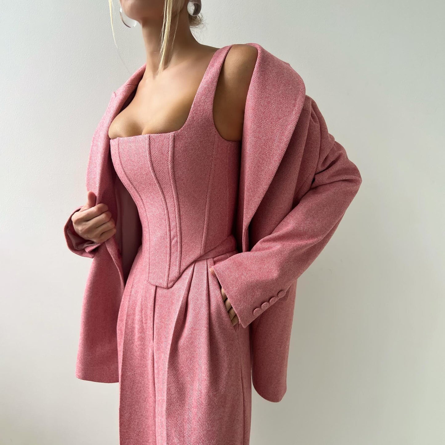 Visgraat Crisp Pak Dameskleding