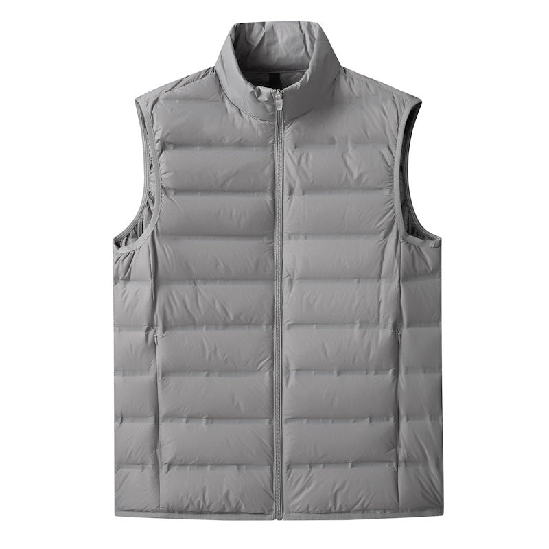 Vest Plus-size Ultra-lightweight Loose-fit Stand-up Collar