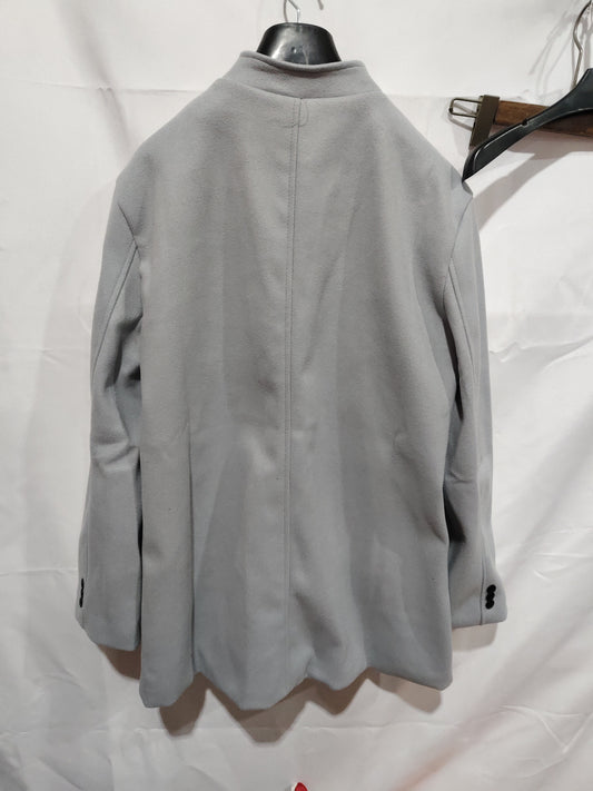 Men's Slim Coat Fashion Single-breasted Solid Color Business Jackets Fall And Winter Tops Outwear Clothing