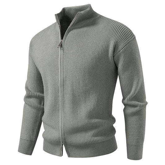 Men's Zipper Cardigan Sweater Coat