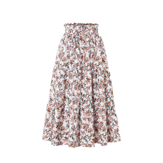 Women's Commuter Elegant Chic Floral Skirt