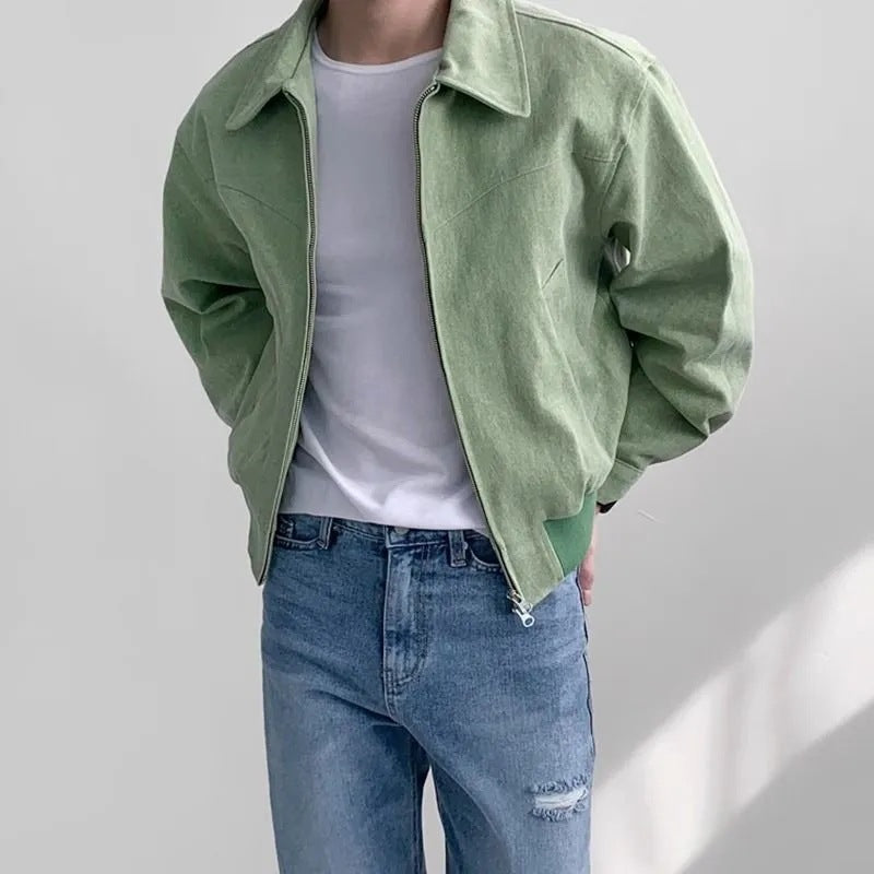 Spring And Autumn Loose Lapels Fashion Short Jacket Hong Kong Style Coat Fashion