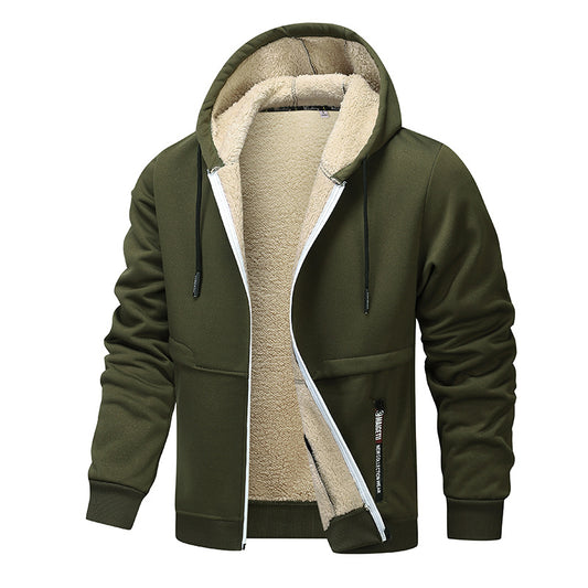 Casual Hoodies For Men Heavyweight Fleece Sweatshirt Winter