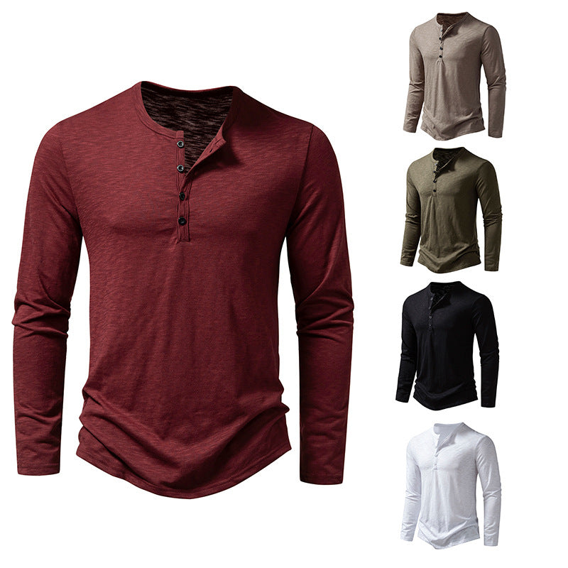 Men's Long-sleeved T-shirt Fashion Casual