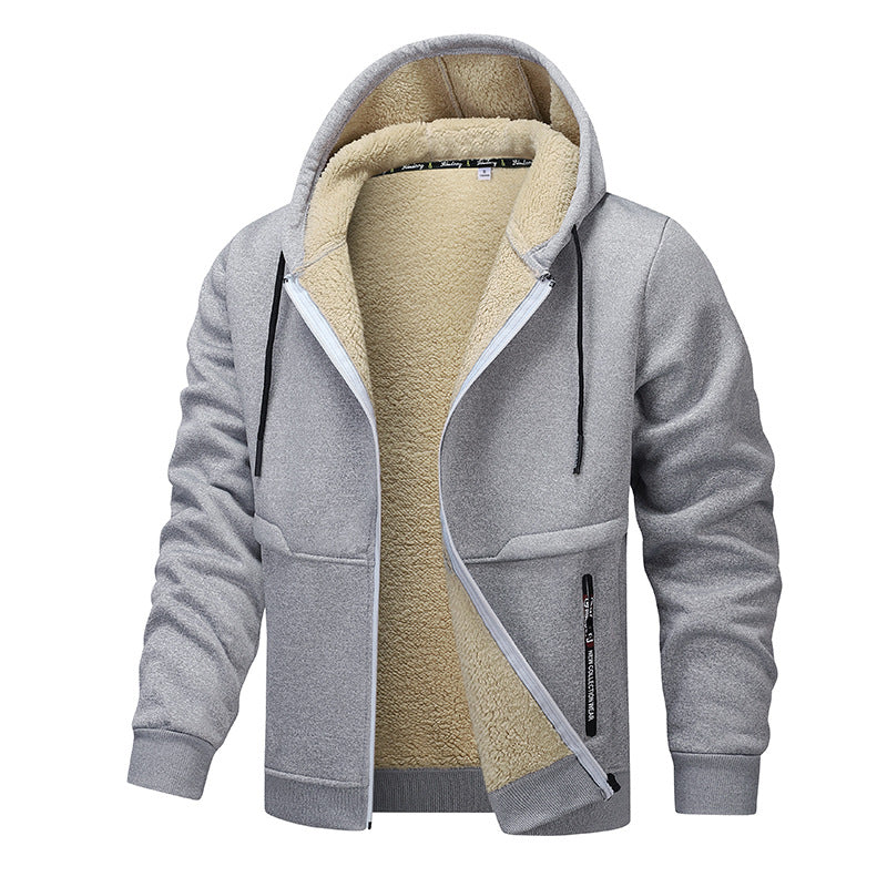 Casual Hoodies For Men Heavyweight Fleece Sweatshirt Winter