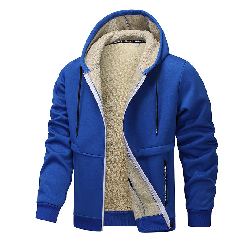 Casual Hoodies For Men Heavyweight Fleece Sweatshirt Winter