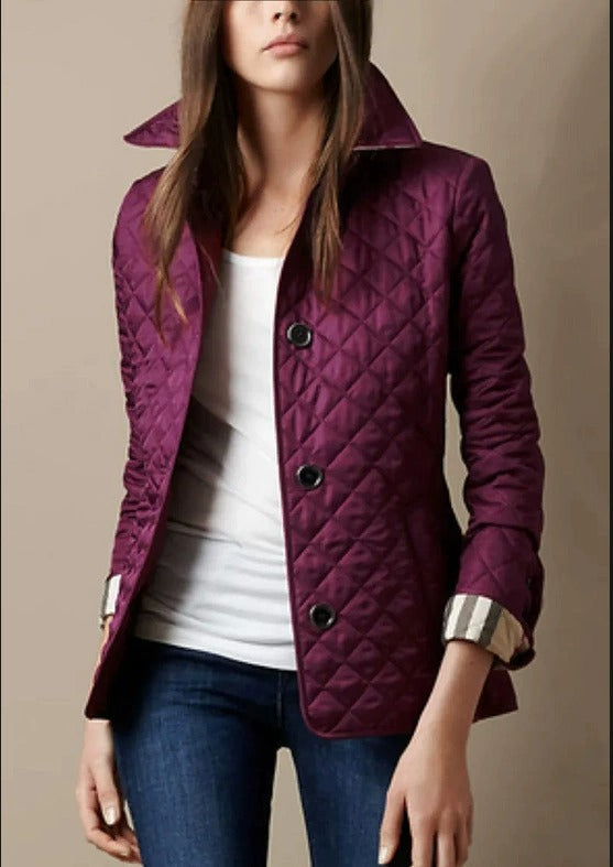 Fashionable Elegant Lapel Cotton-padded Jacket