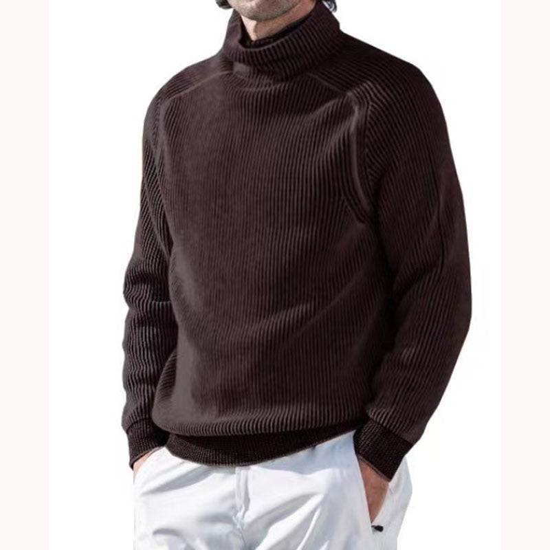 Men's Wool High Collar Warm Sweater