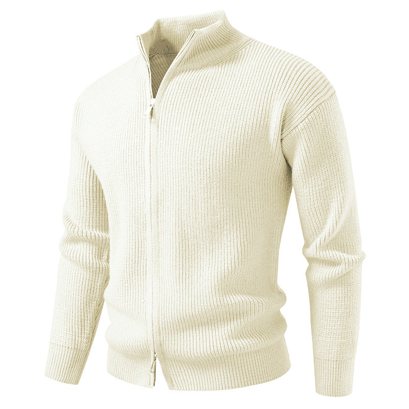 Men's Zipper Cardigan Sweater Coat