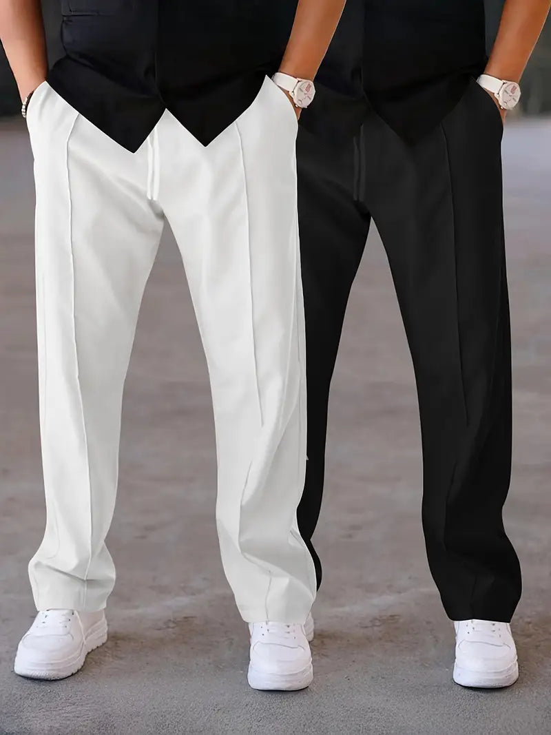 Men's Summer Loose Straight Exercise Casual Pants