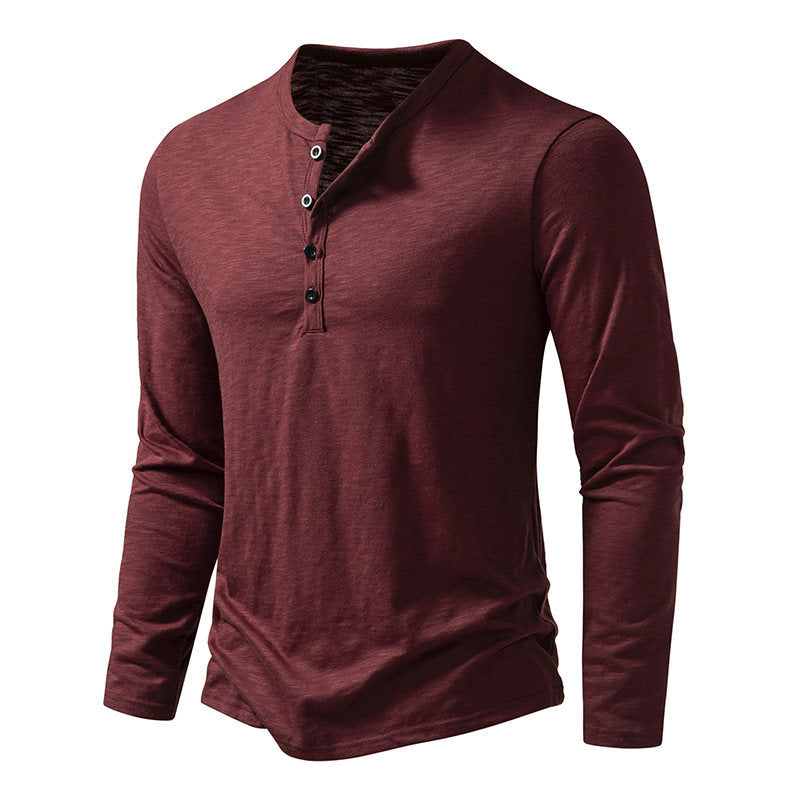 Men's Long-sleeved T-shirt Fashion Casual