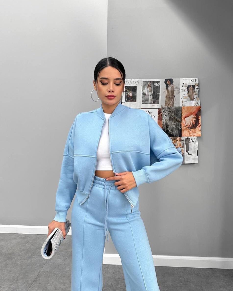 Dames vrijetijdsvest en -broek, tweedelige set in Europese en Amerikaanse stijl