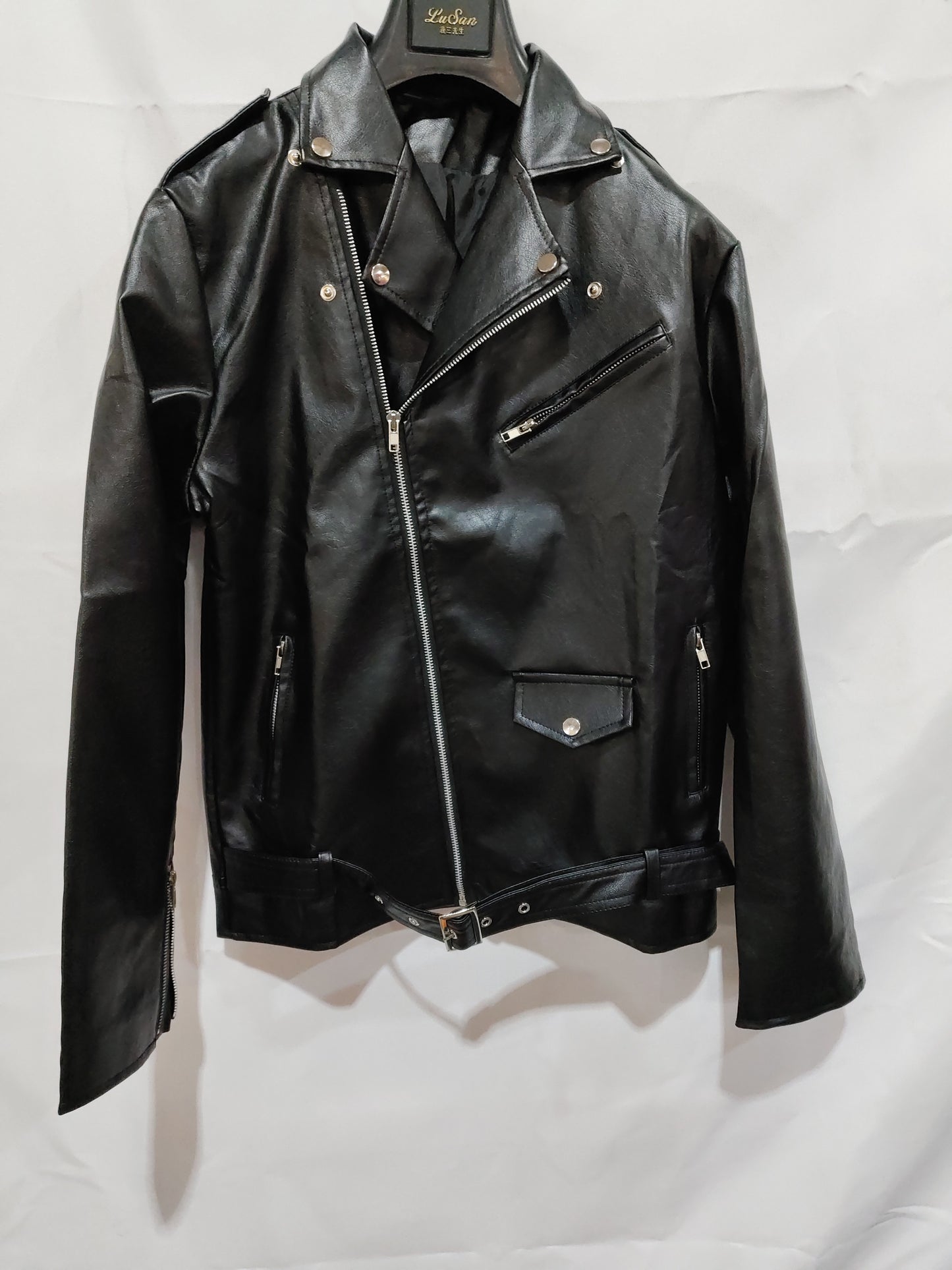 Casual Leather Clothing Motorcycle Men's Leather Coat