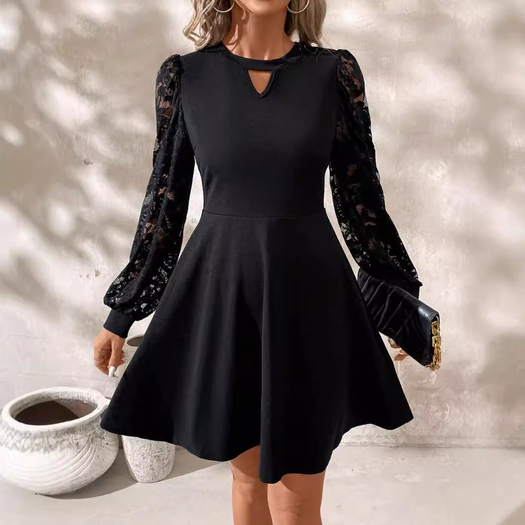 Elegant Women's Black Dress