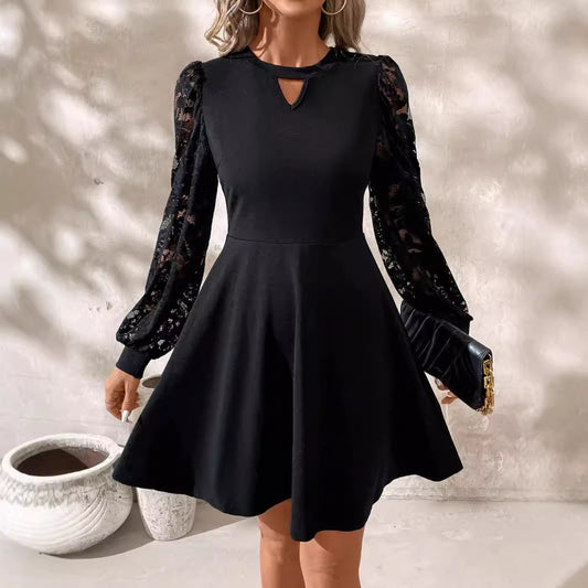 Elegant Women's Black Dress