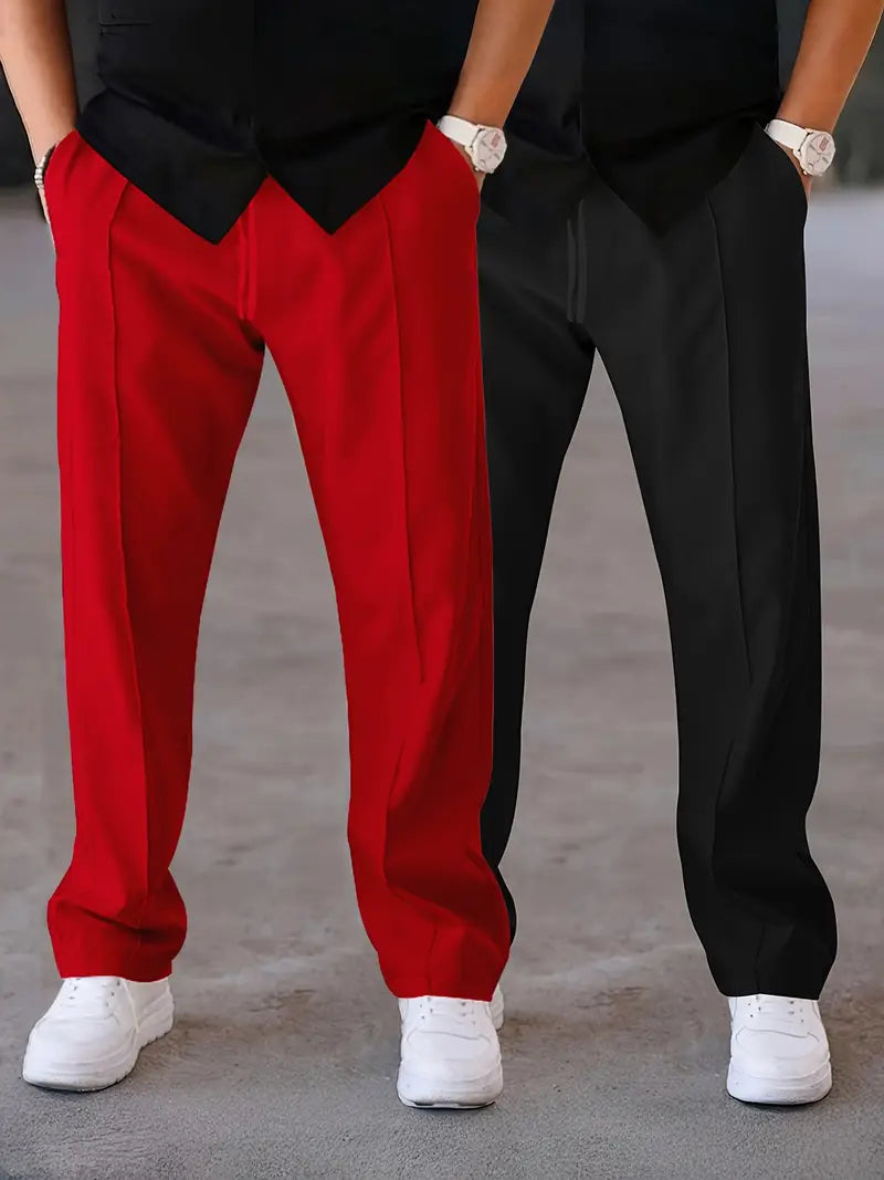 Men's Summer Loose Straight Exercise Casual Pants