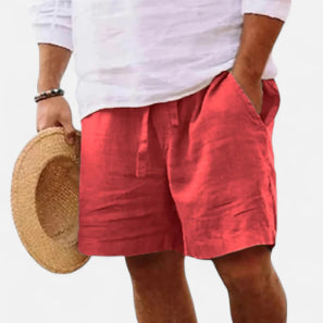 Fashion Personality Men's Shorts Cotton Hemp