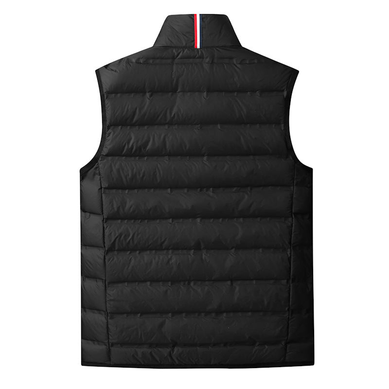 Vest Plus-size Ultra-lightweight Loose-fit Stand-up Collar