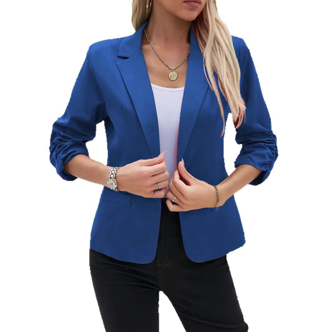 Women's Business Suit Jacket 34 Sleeve Business Casual Jacket
