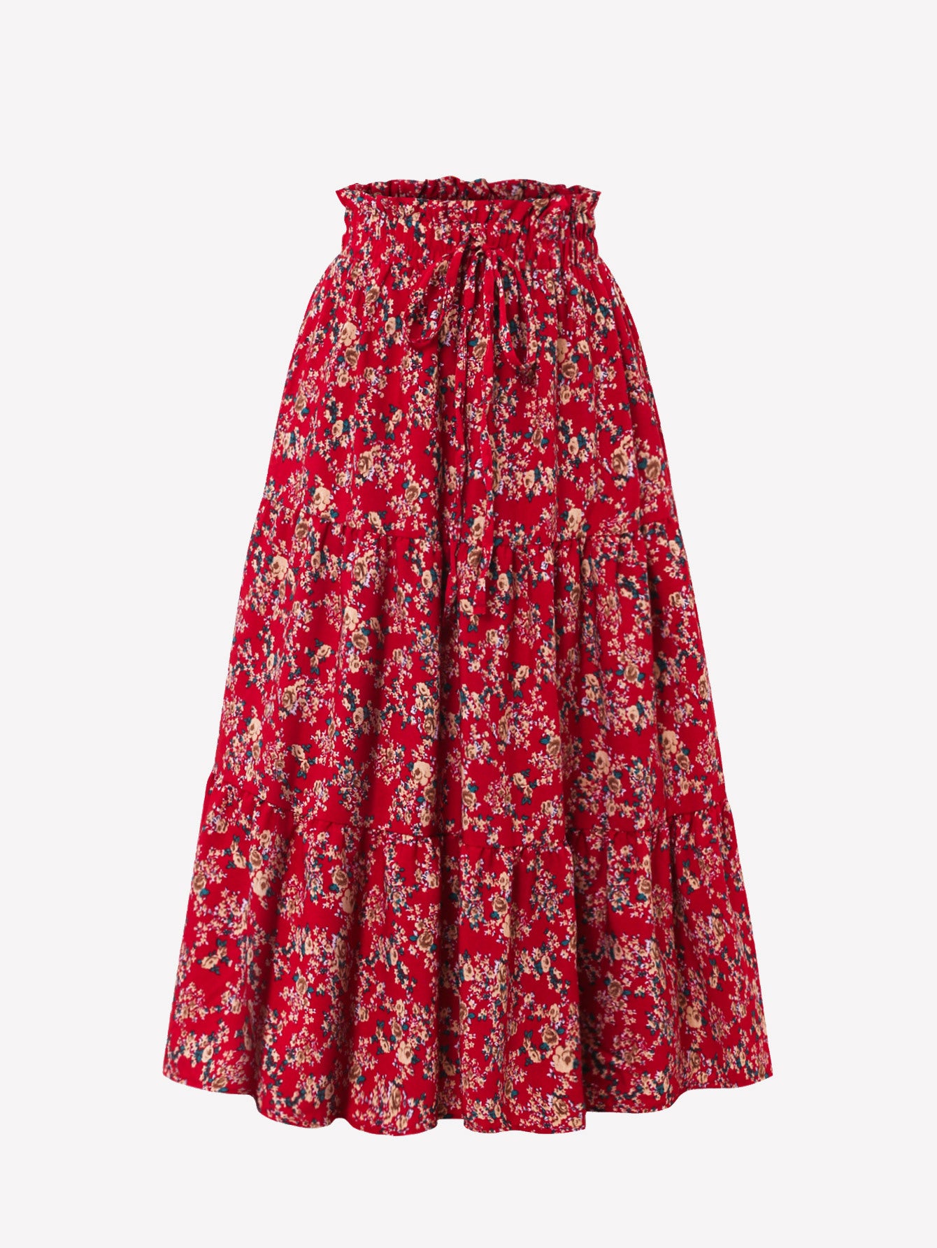 Women's Commuter Elegant Chic Floral Skirt