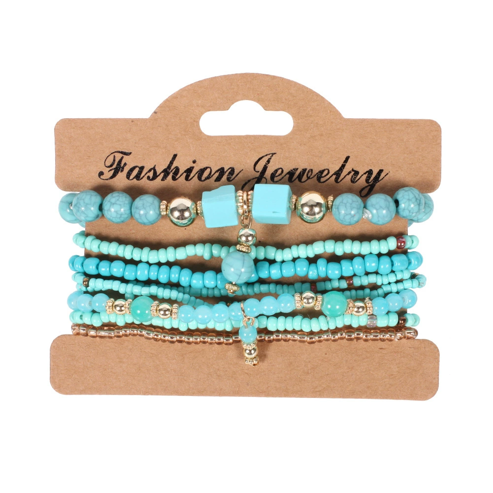 Bohemian Handmade Beads Bracelet Set For Women