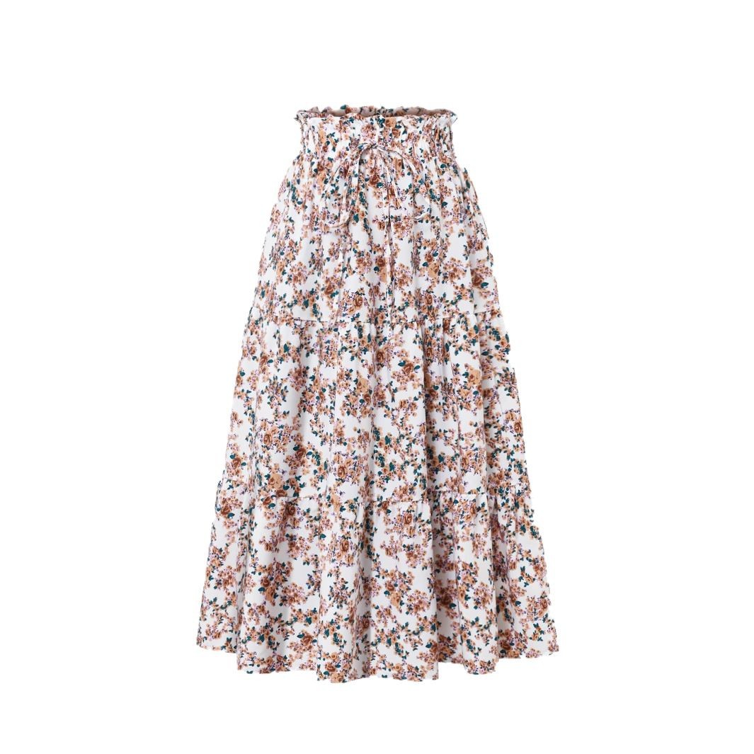 Women's Commuter Elegant Chic Floral Skirt