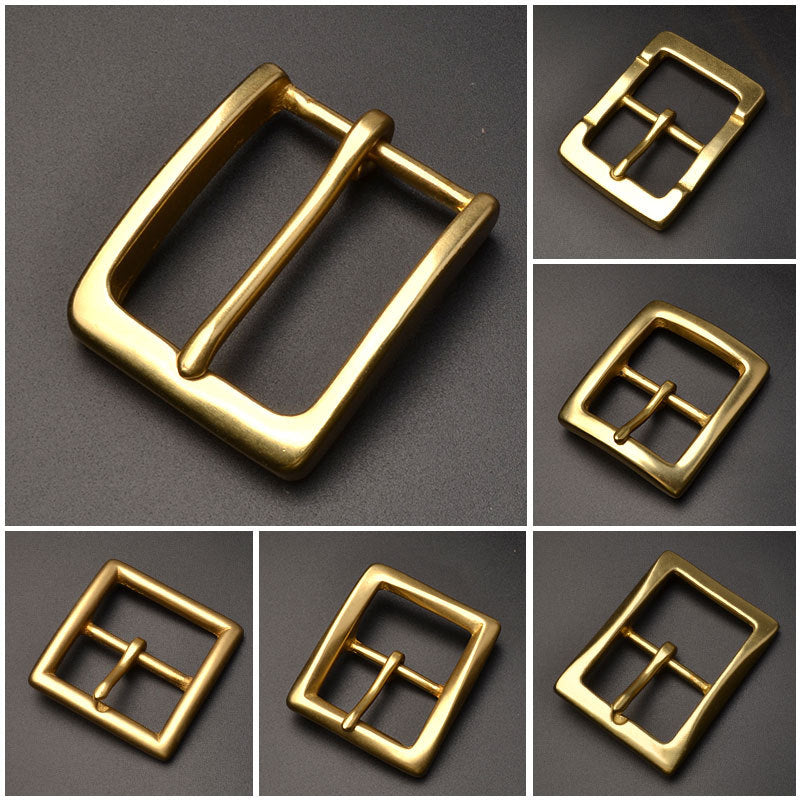 Casual Men Solid Brass Belt Buckle Accessories