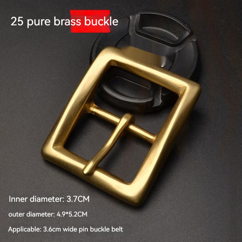 Casual Men Solid Brass Belt Buckle Accessories