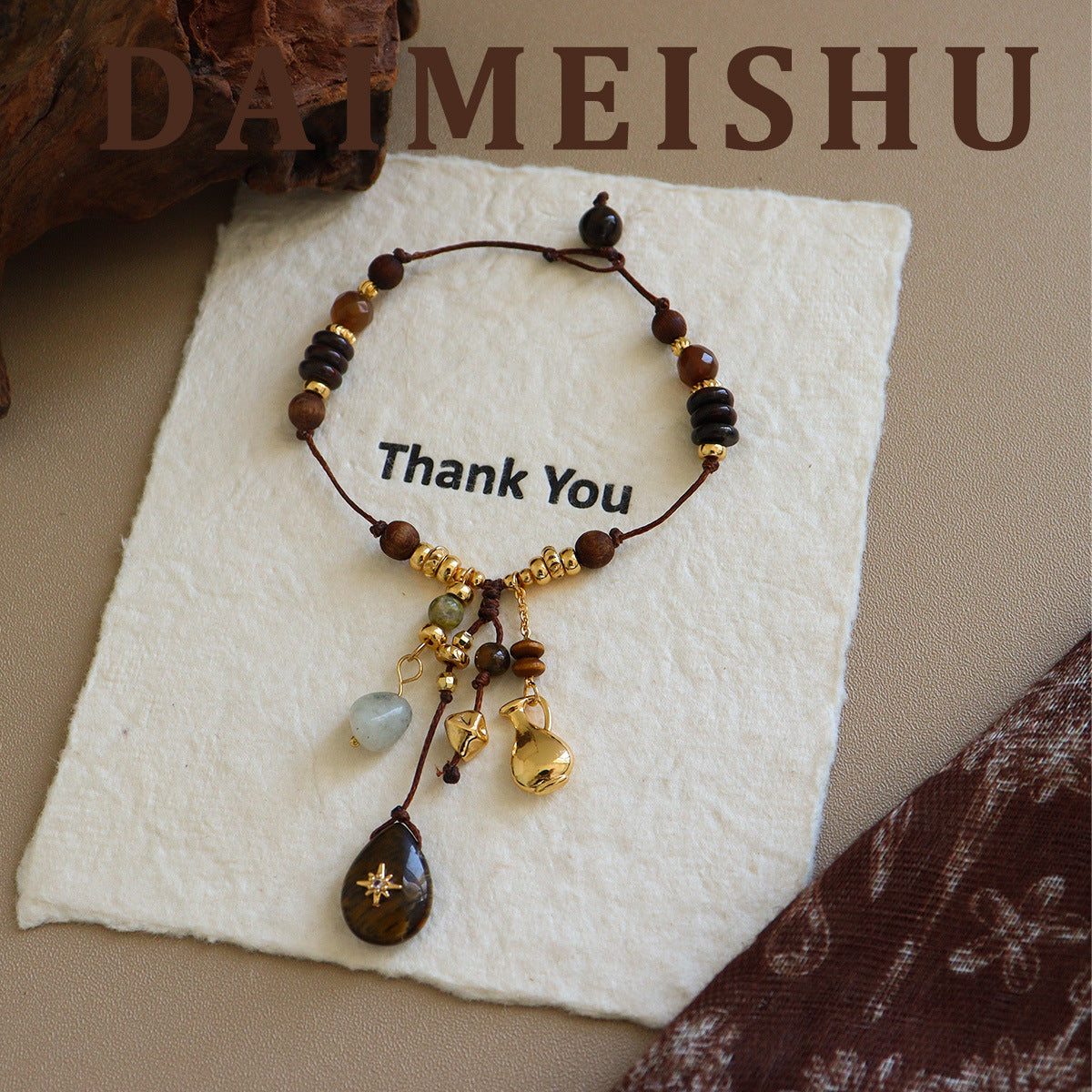 Natural Stone Agate Necklace And Bracelet Accessories For Women