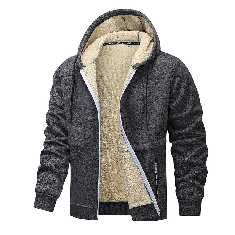 Casual Hoodies For Men Heavyweight Fleece Sweatshirt Winter