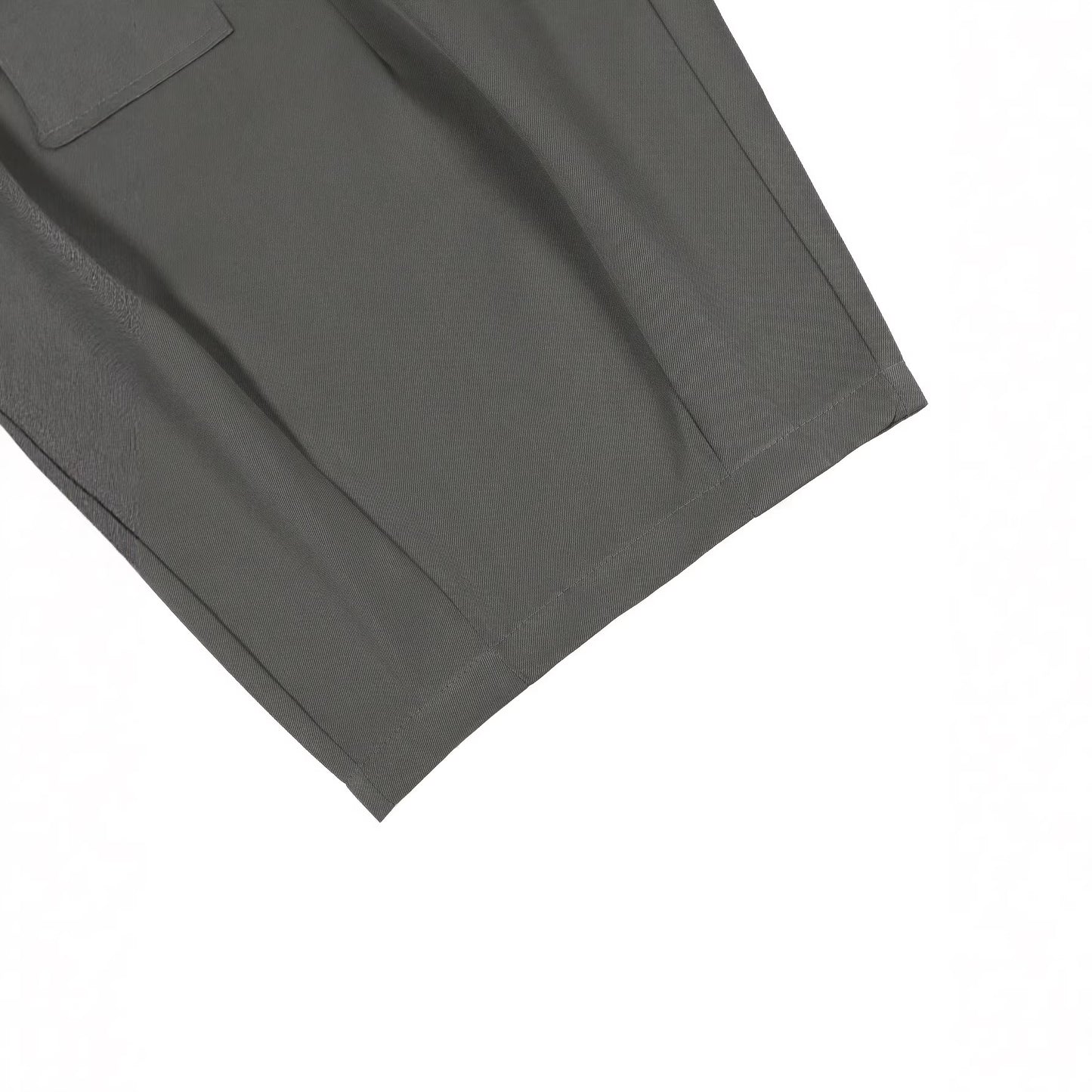 Plus-size Mens Casual Trendy Workwear Capri Pants Dress Pants