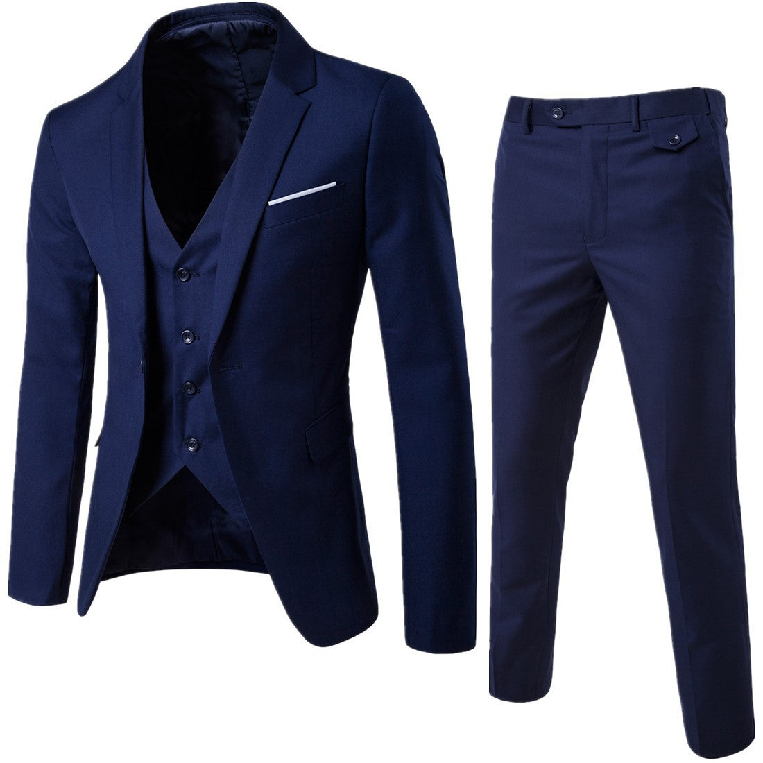 Men's Suit Set Two-piece Korean Style