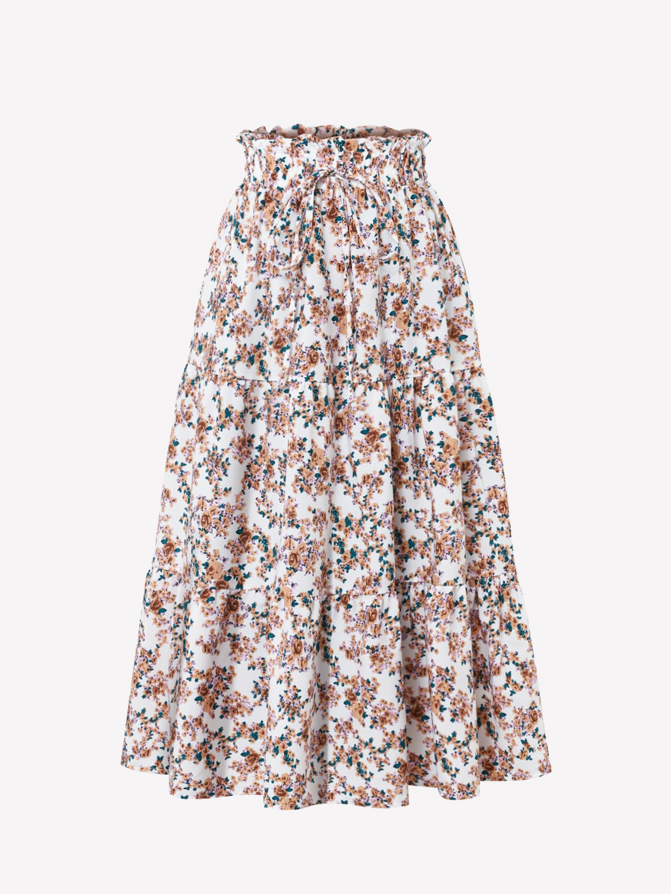 Women's Commuter Elegant Chic Floral Skirt