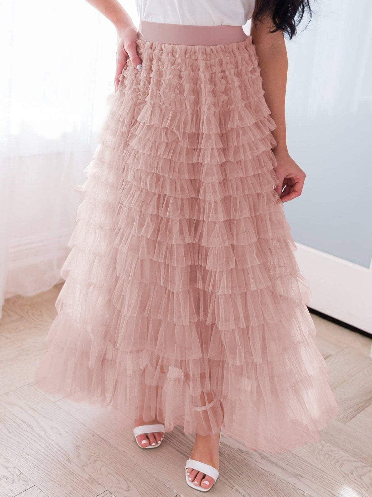 Layered Ruffles Cake Skirt Summer Fashion