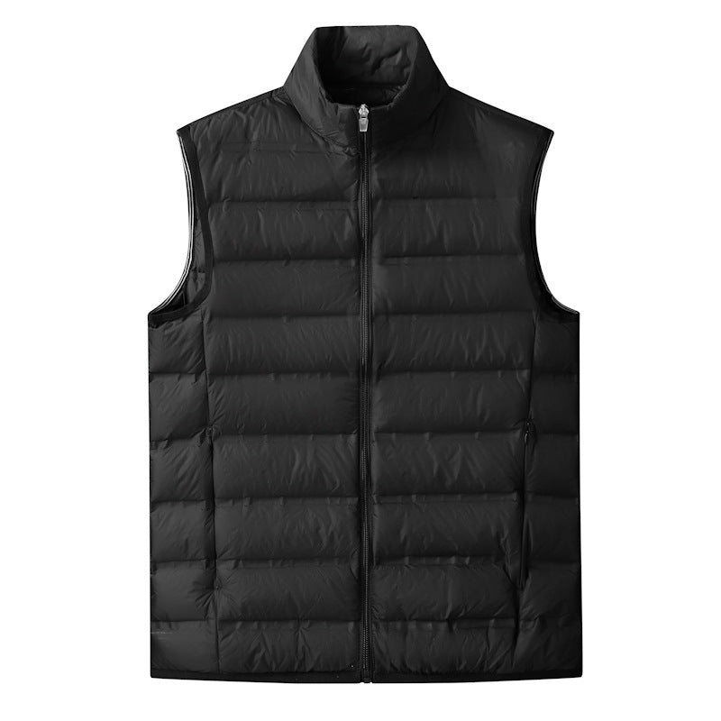 Vest Plus-size Ultra-lightweight Loose-fit Stand-up Collar