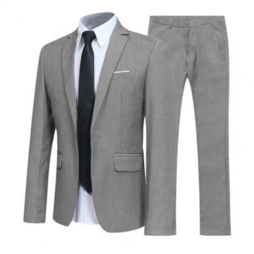 Men's Western Fit Korean Two-piece Suit