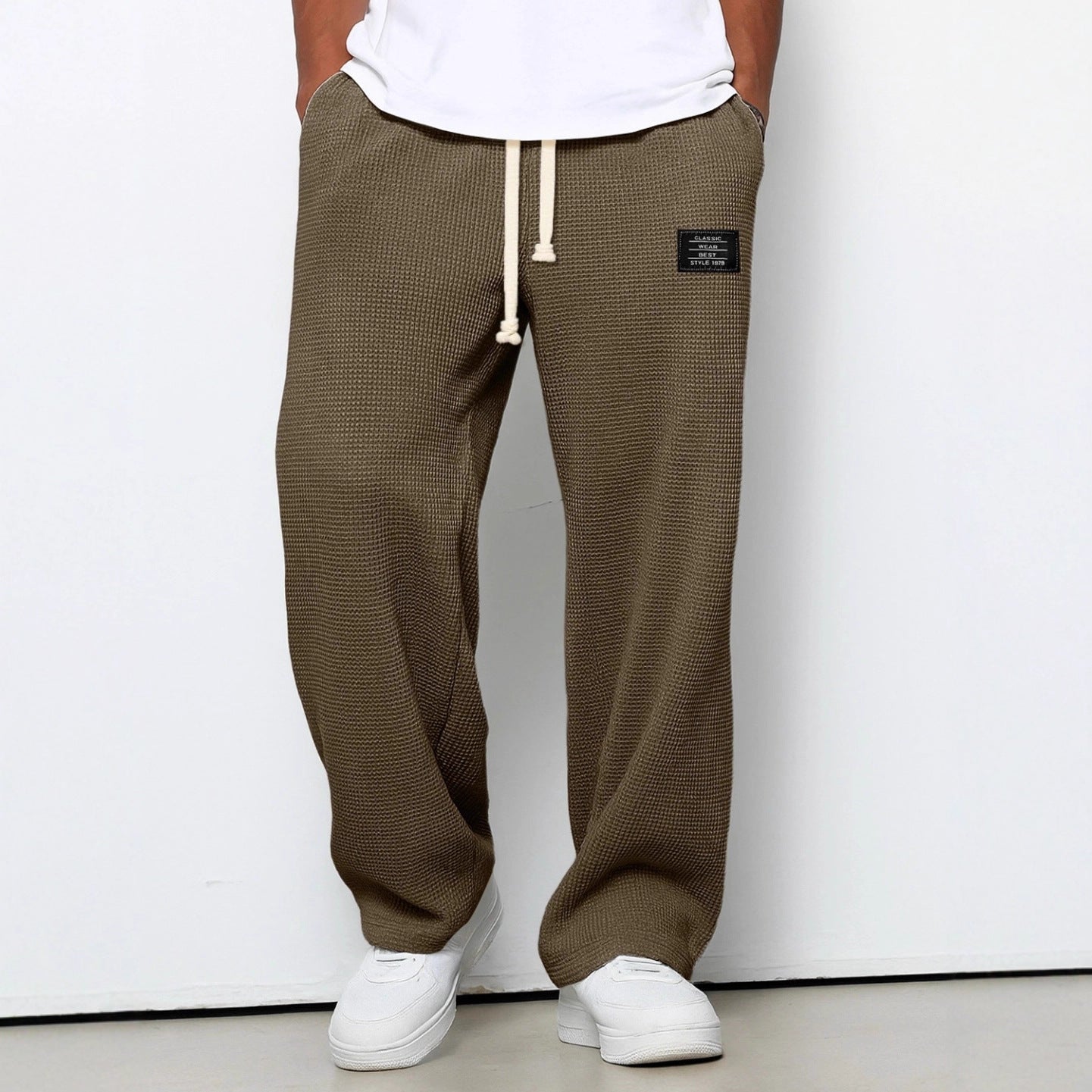 Men's Spring And Autumn Fashion Brand Loose Drooping Straight Exercise Casual Pants