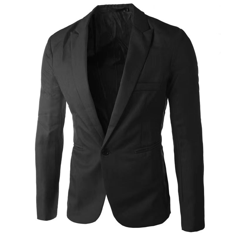 Fashion Men's Casual Single-breasted Small Suit