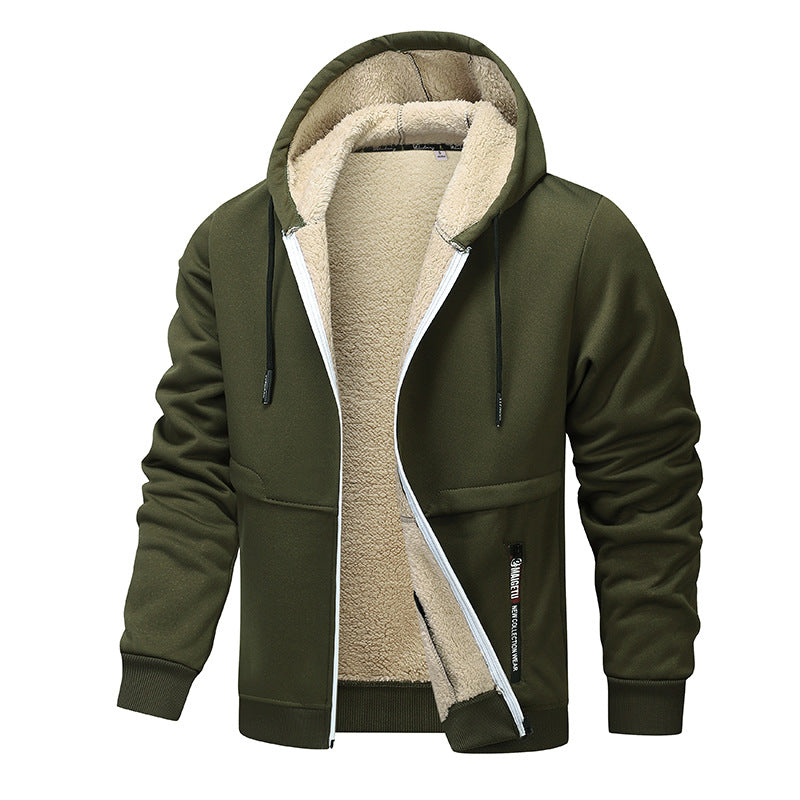 Casual Hoodies For Men Heavyweight Fleece Sweatshirt Winter